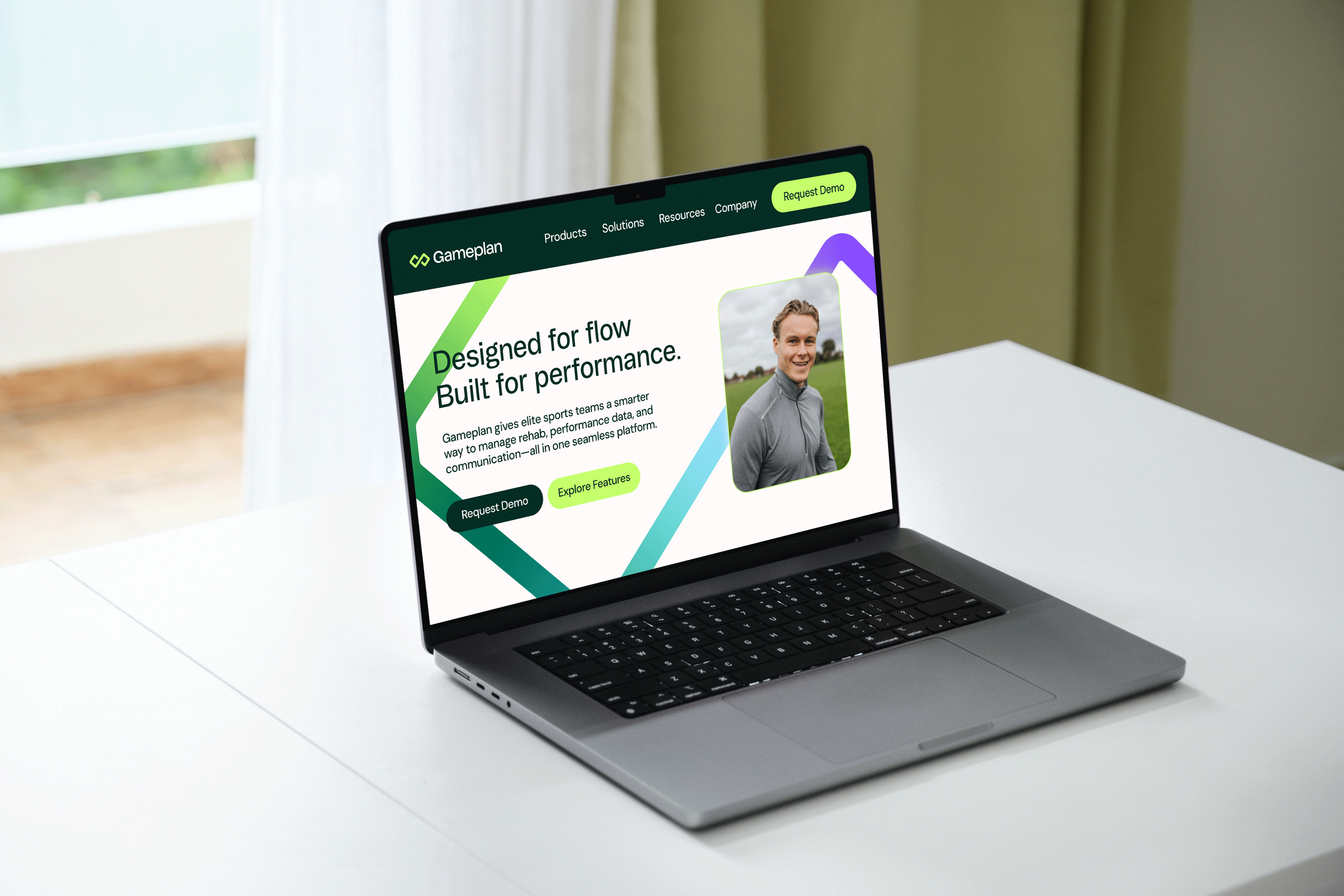 Graphic of a close up of a website depicting an Our Projects page with sample project names and dates.